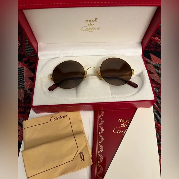 Cartier | Accessories | Cartier Mayfair Round Half Frame  display picture 1